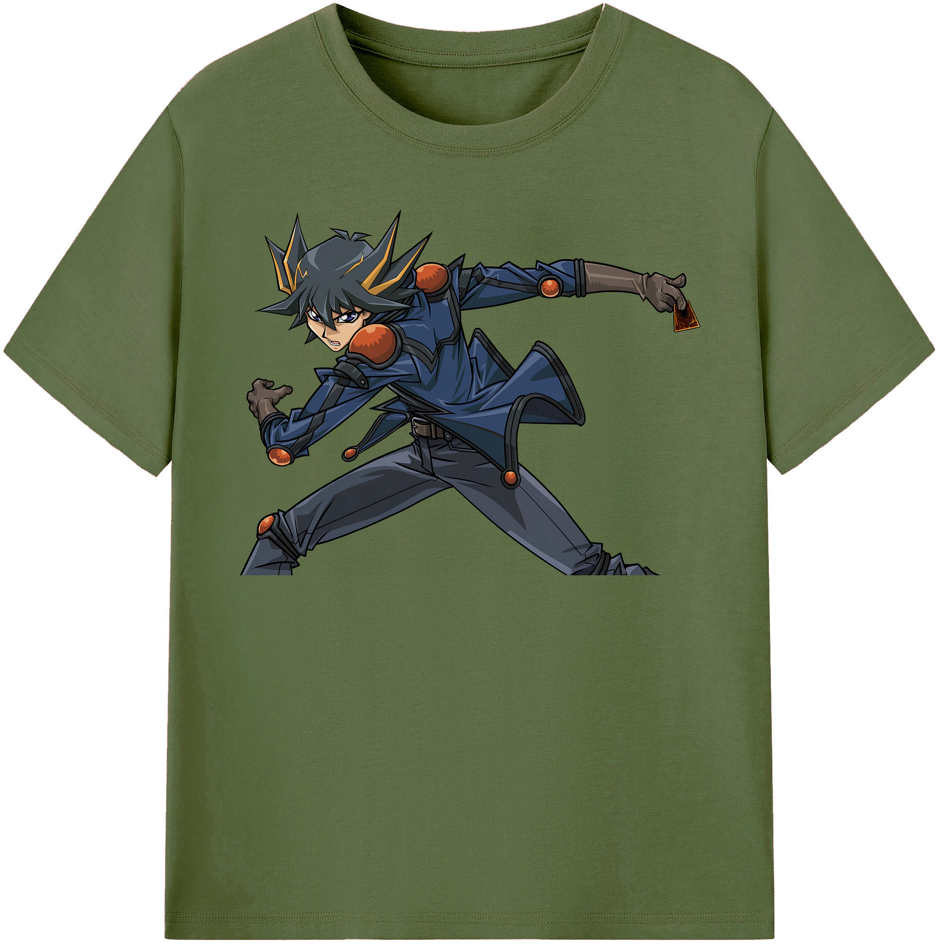 （画像用） 遊☆戯☆王 Yu-Gi-Oh! 綿100％半袖Tシャツ（フロントプリント）